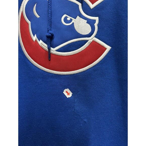 Nike Chicago Cubs MLB men hoodie size XL blue pullover baseball sweatshirt - Picture 4 of 9